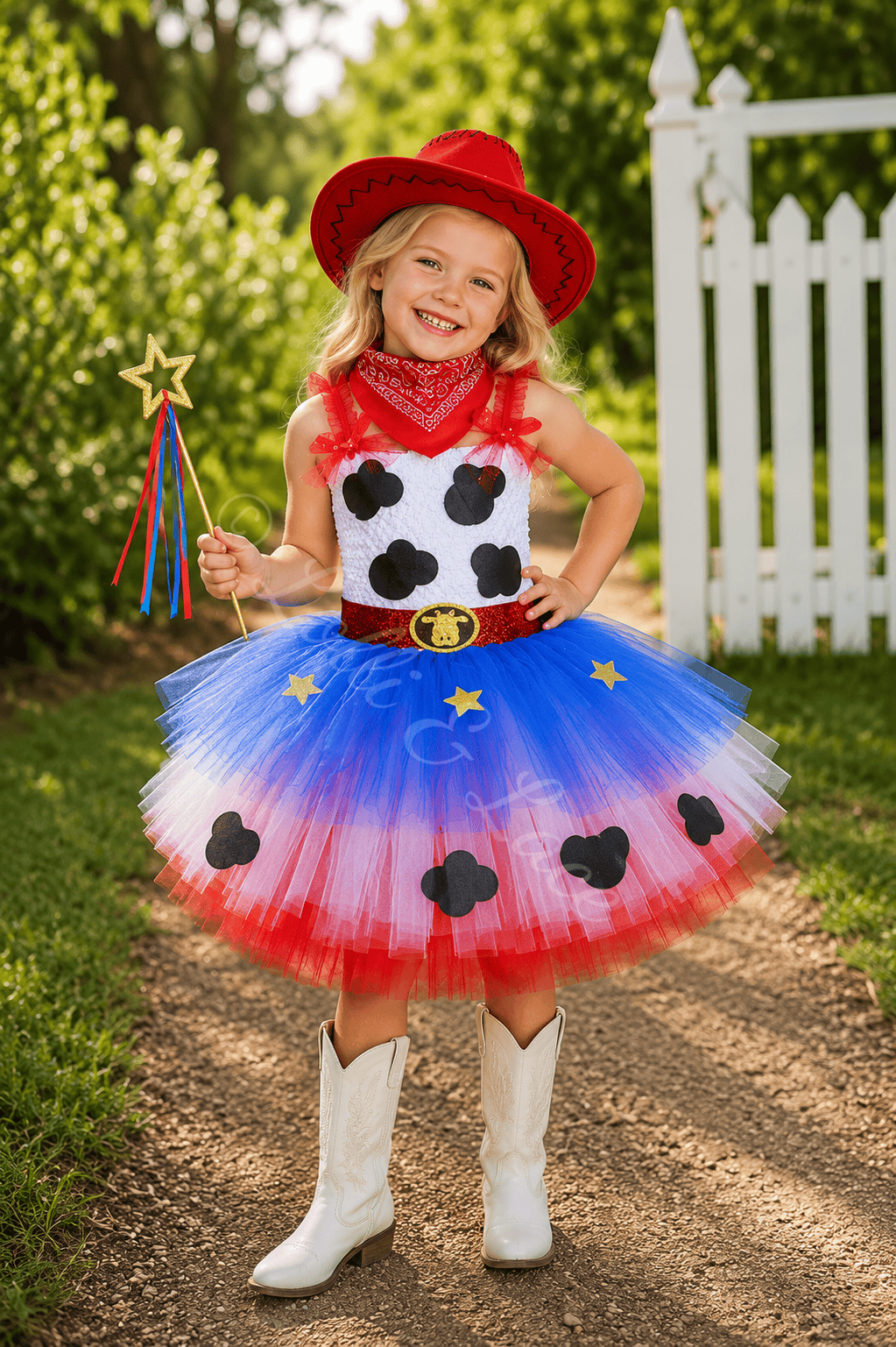 Jessie's Wild West Tutu Dress Set