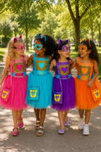 Super Kitties Hero Squad Tutu Dress & Accessory Set
