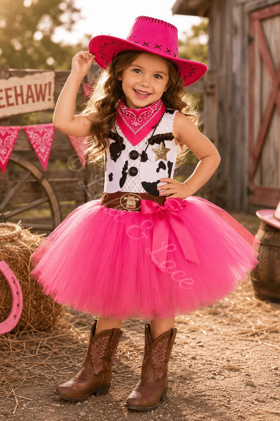 Cowgirl Cutie Tutu Dress Set Lolli & Lace