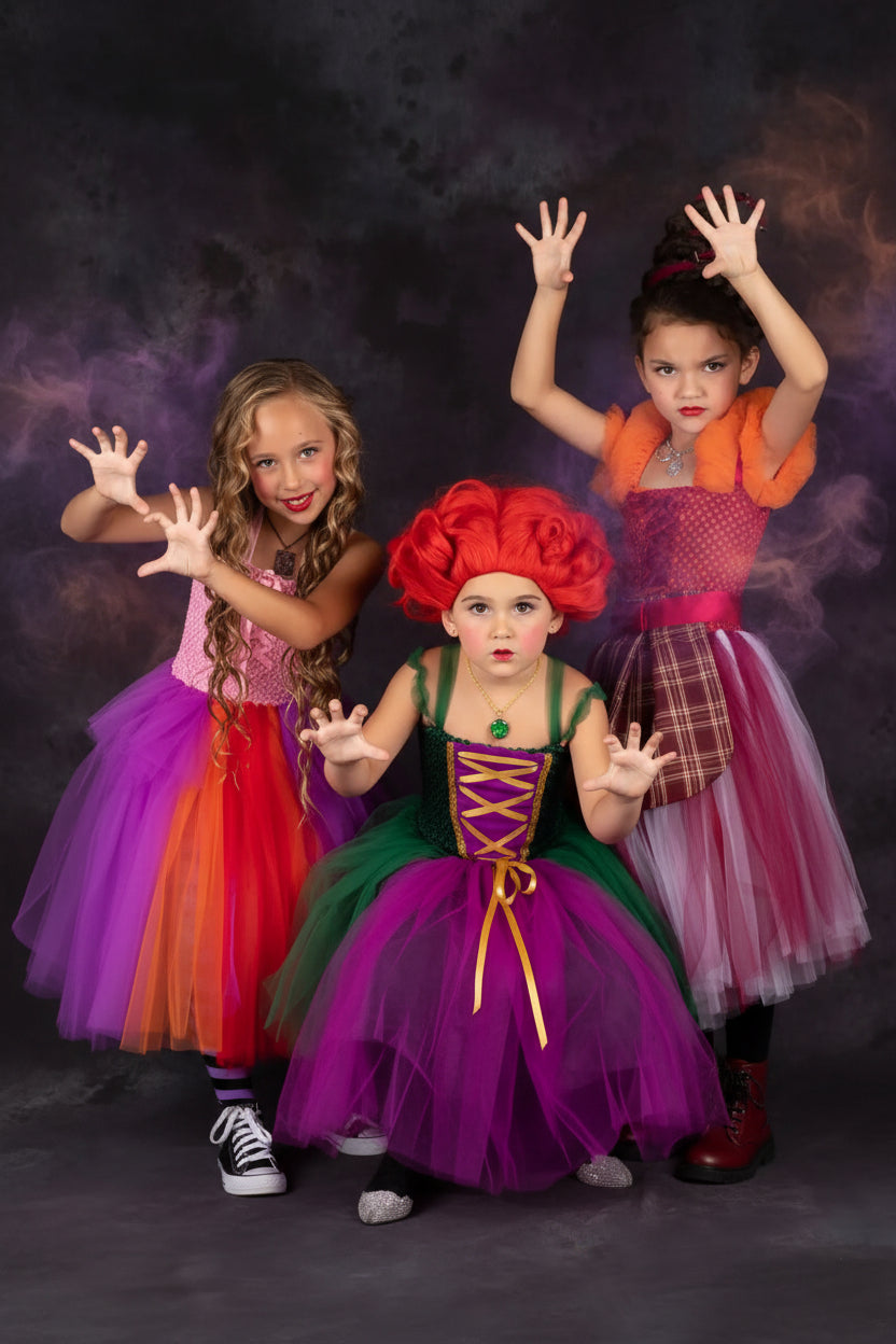 Hocus Pocus Sanderson Sisters Tutu Dress Set