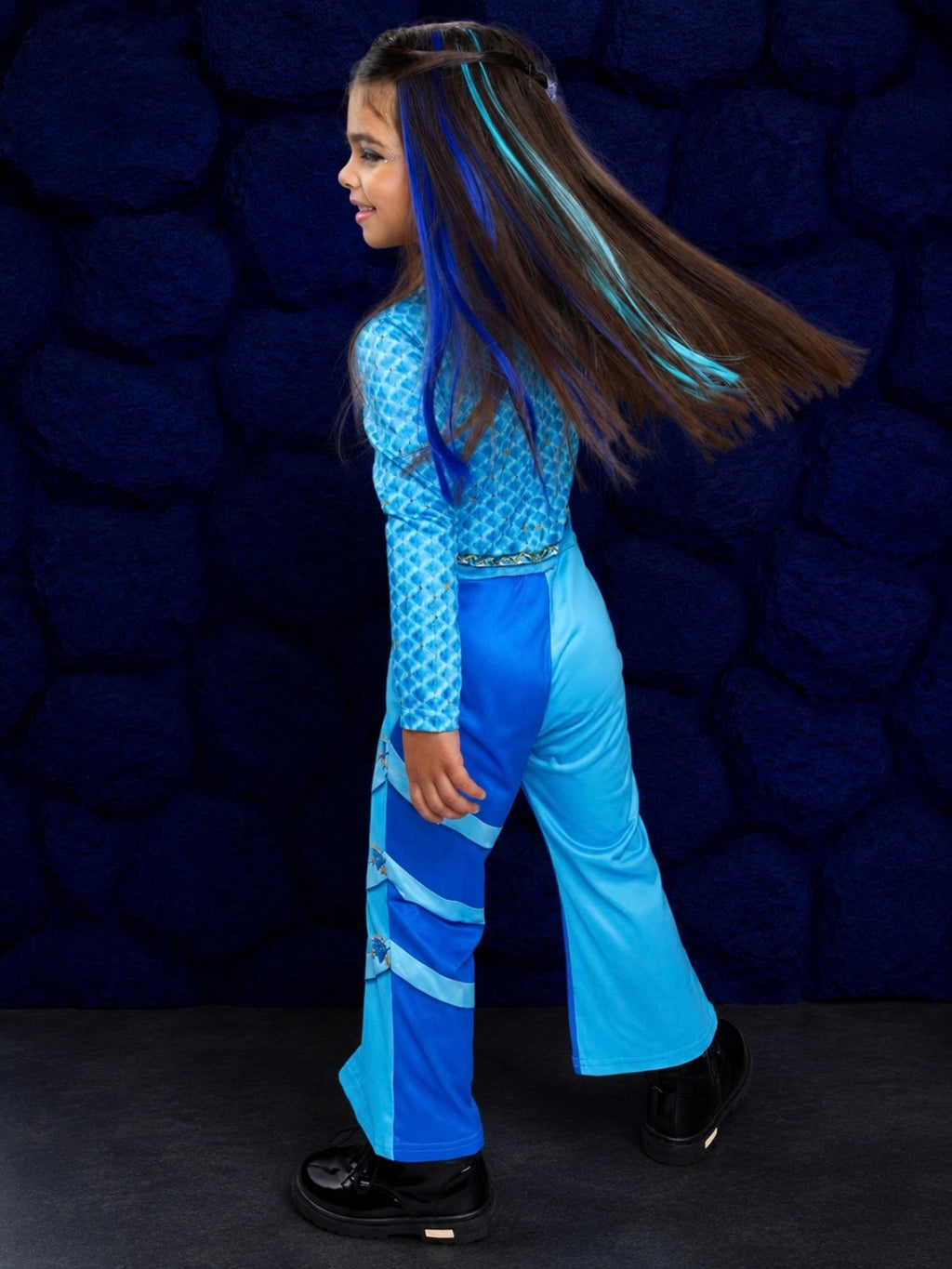 Rise of Red Chloe Inspired Costume for Girls – Blue Royal Cosplay Outfit