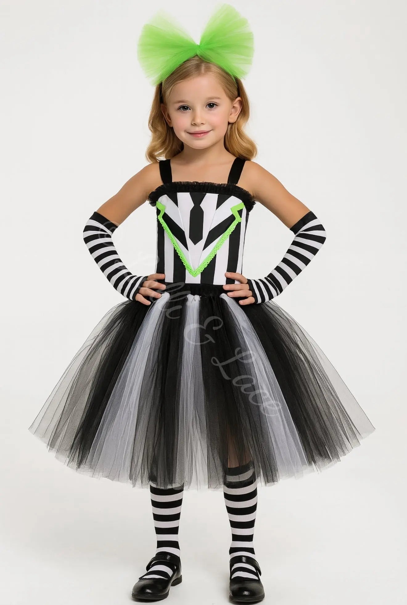Beetlejuice Strange & Unusual Tutu Dress & Accessory Set Lolli & Lace
