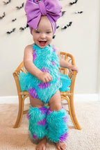 Sully's Monster Cuddles Baby Romper & Leg Warmer Set
