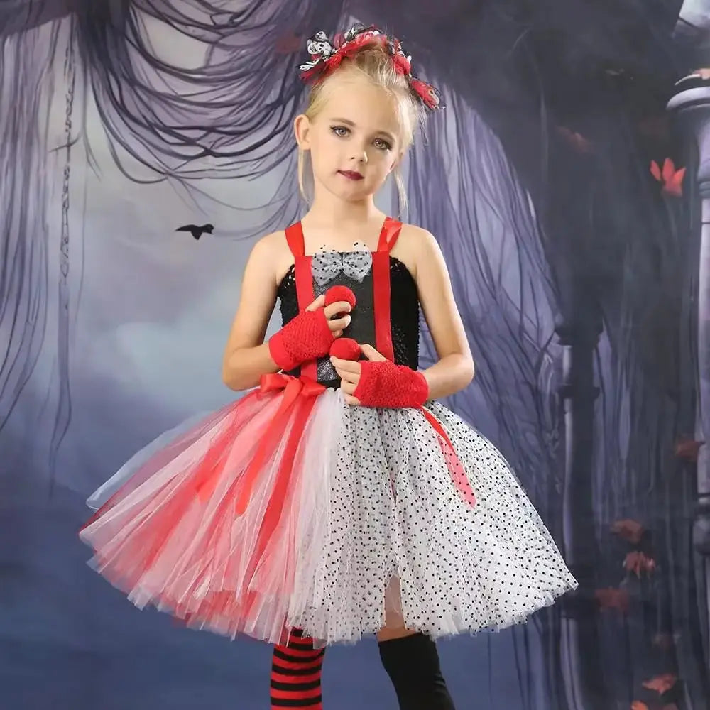 Pennywise's Spooky Circus Tutu Dress & Accessory Set Lolli & Lace