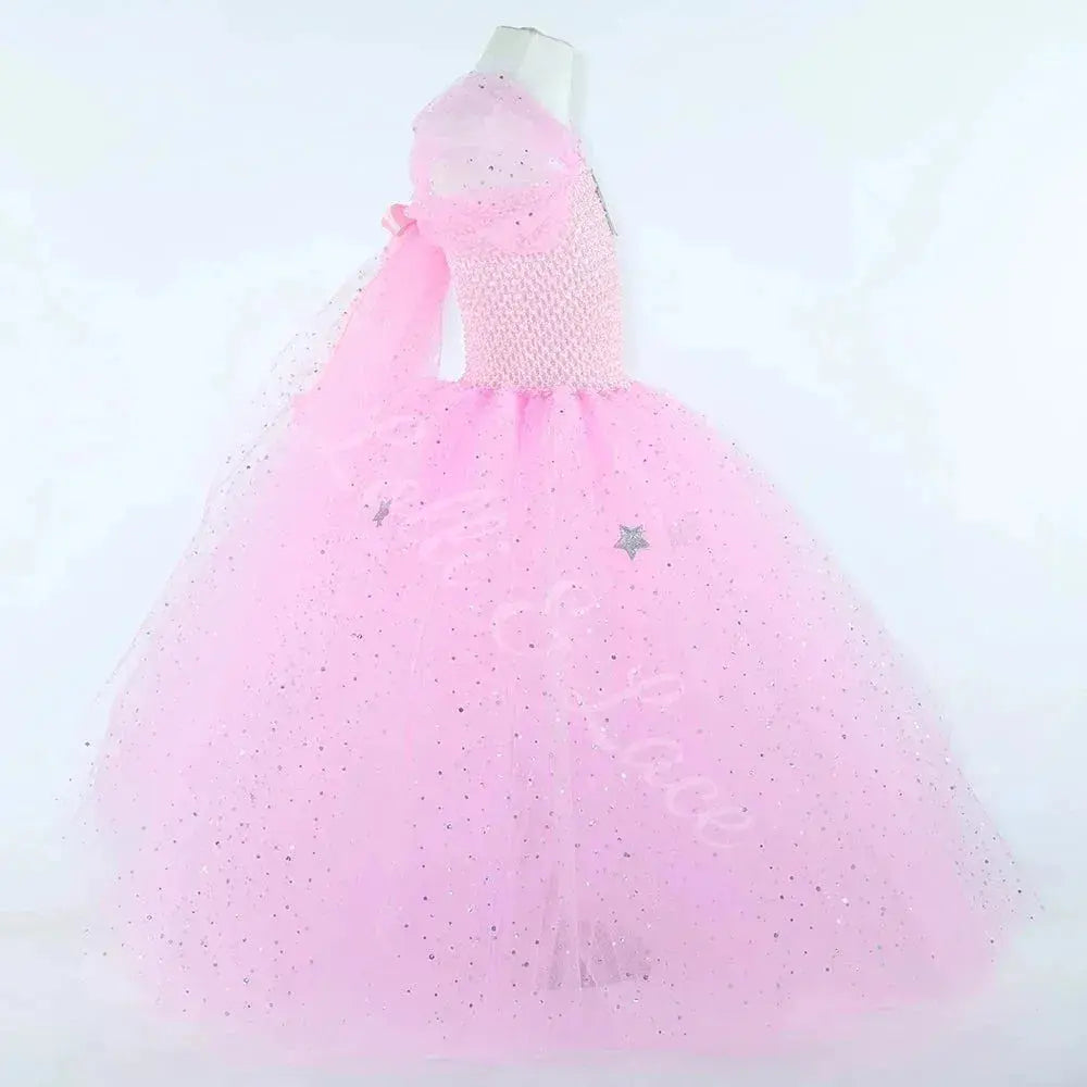 Glinda's Starlight Sparkle Princess Tutu Dress, Crown & Wand Set