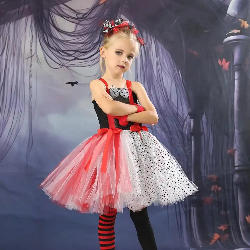 Pennywise's Spooky Circus Tutu Dress & Accessory Set Lolli & Lace
