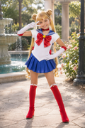 Girls Sailor Moon and Sailor Scout costume collection with Sailor Moon, Chibi Moon, Mars, Venus, Jupiter, Mercury, Pluto and Neptune inspired outfits