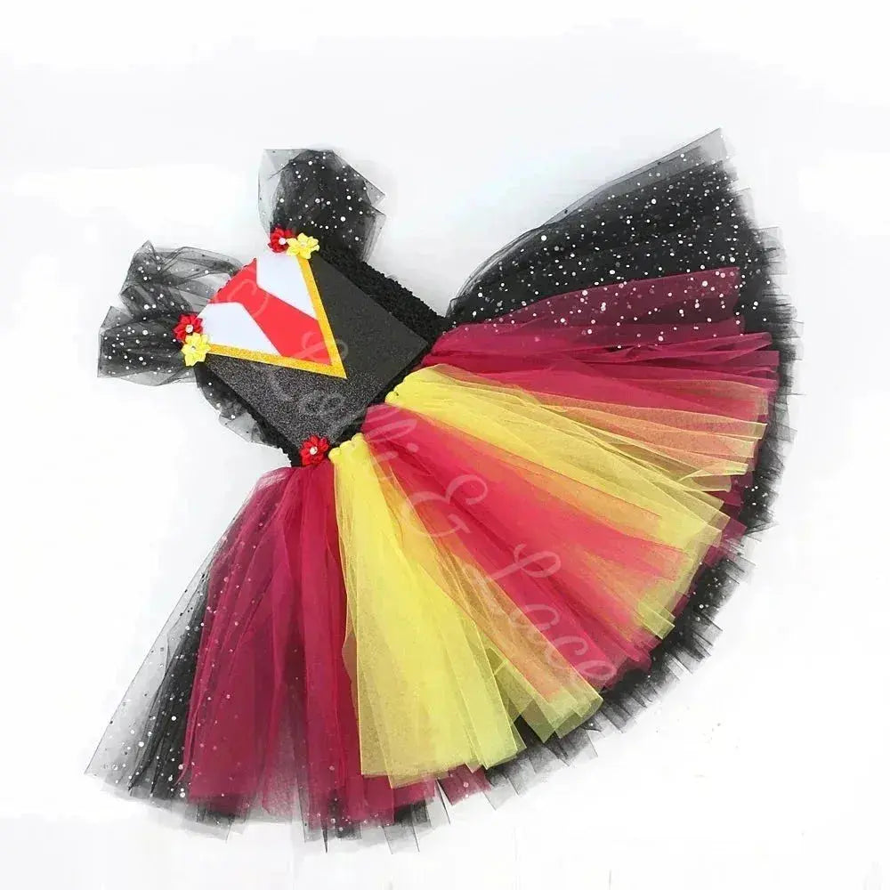 Gryffindor Wizard Tutu Dress & Magical Accessory Set