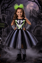 Beetlejuice Strange & Unusual Tutu Dress & Accessory Set