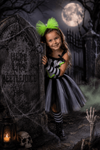 Beetlejuice Strange & Unusual Tutu Dress & Accessory Set