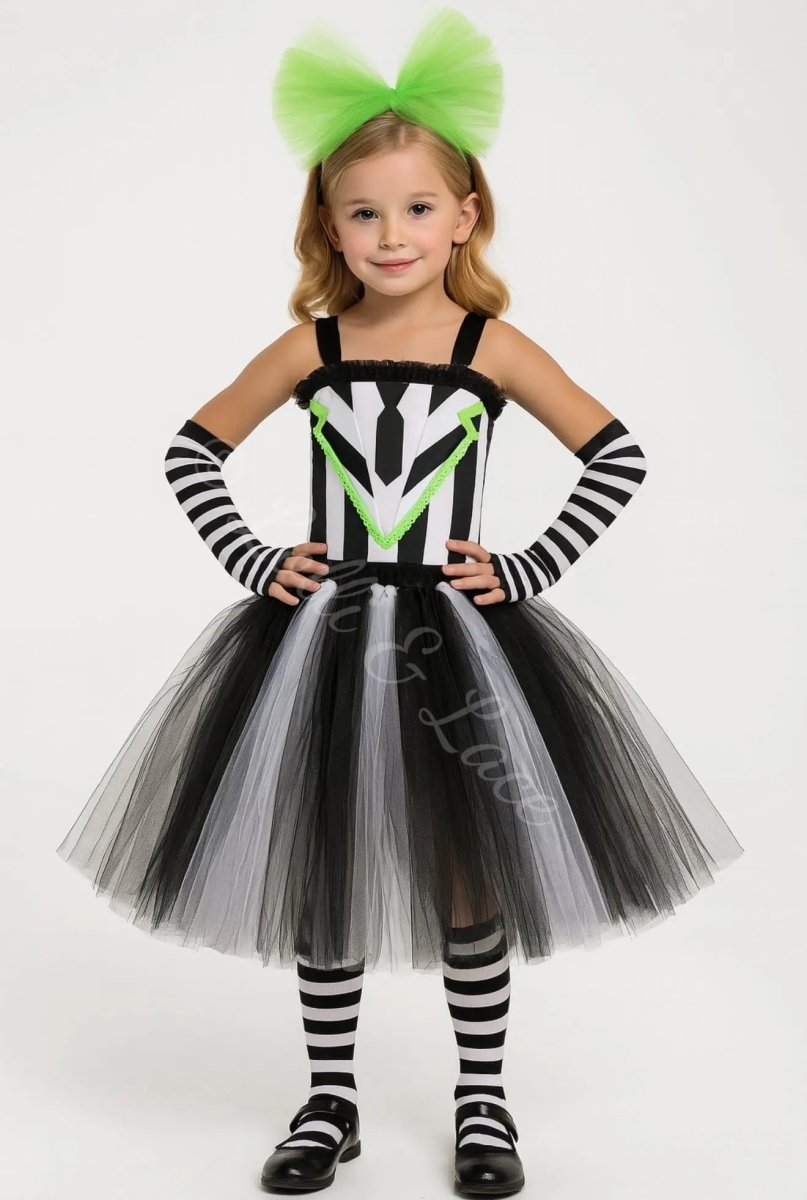 Beetlejuice Strange & Unusual Tutu Dress & Accessory Set