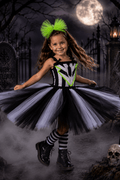 Beetlejuice Strange & Unusual Tutu Dress & Accessory Set