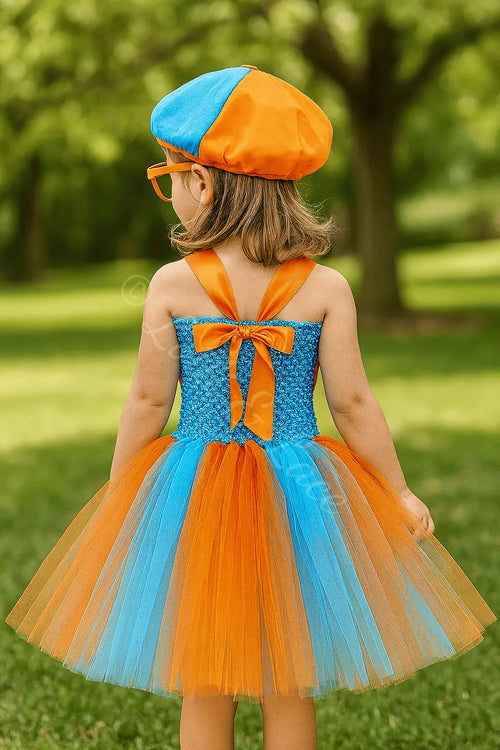Blippi's Big Adventure Tutu Dress, Hat & Glasses Set Lolli & Lace