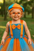 Blippi's Big Adventure Tutu Dress, Hat & Glasses Set