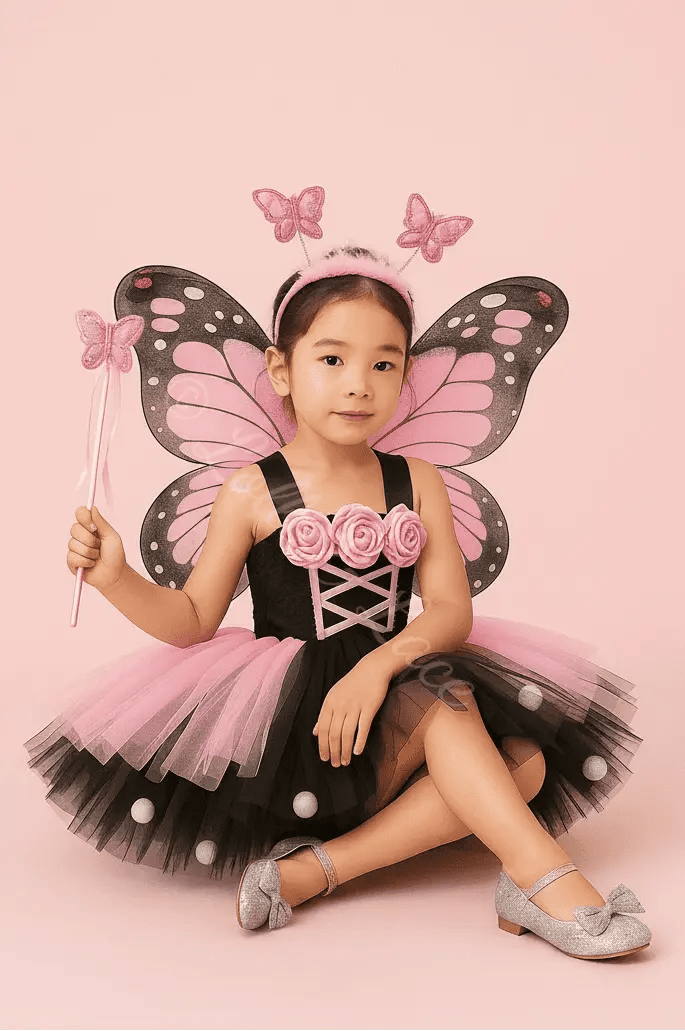 Blushing Butterfly Dreams Tutu Dress & Accessory Set