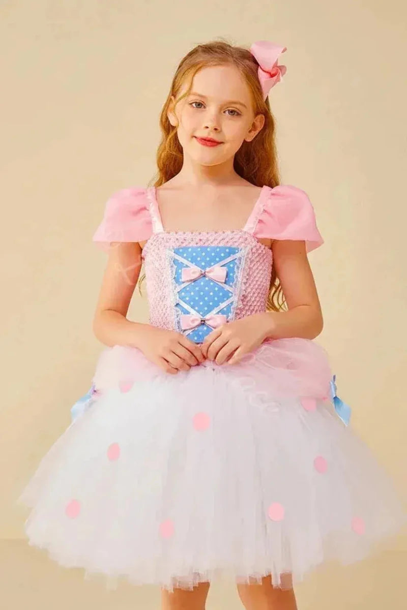 Bo Peep's Sweet Shepherd Princess Tutu Dress & Bow Set