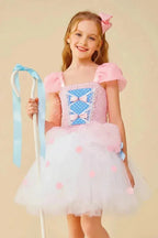 Bo Peep's Sweet Shepherd Princess Tutu Dress & Bow Set