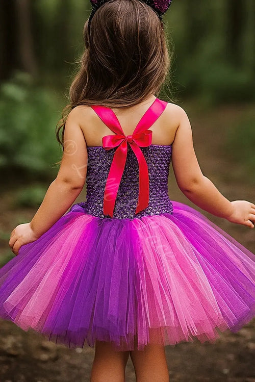 Cheshire's Wonderland Whimsy Tutu Dress & Accessory Set Lolli & Lace