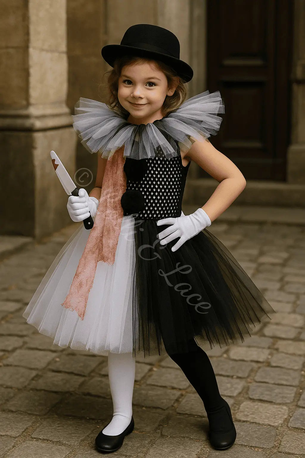 Midnight Mischief Clown Tutu Costume Set Lolli & Lace