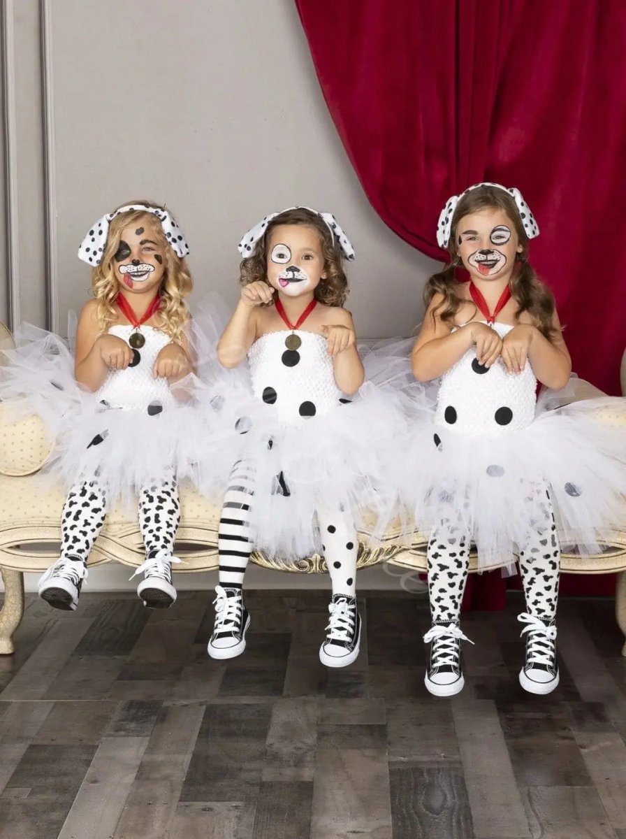 Dottie's Puppy Parade Tutu Dress & Dalmatian Accessory Set