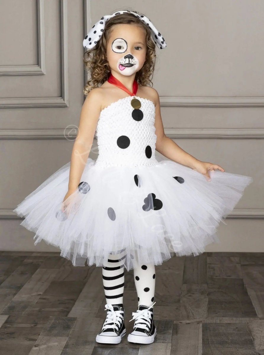 Dottie's Puppy Parade Tutu Dress & Dalmatian Accessory Set