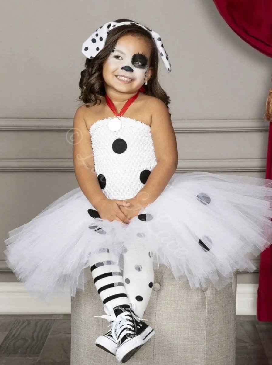 Dottie's Puppy Parade Tutu Dress & Dalmatian Accessory Set