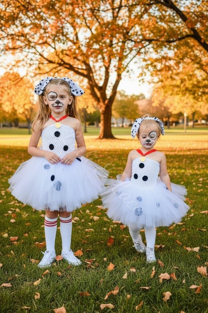 Dottie's Puppy Parade Tutu Dress & Dalmatian Accessory Set