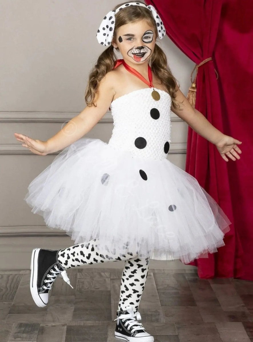 Dottie's Puppy Parade Tutu Dress & Dalmatian Accessory Set