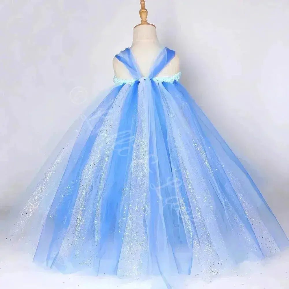 Elsa Snowflake Princess Tutu Dress & Royal Accessory Set