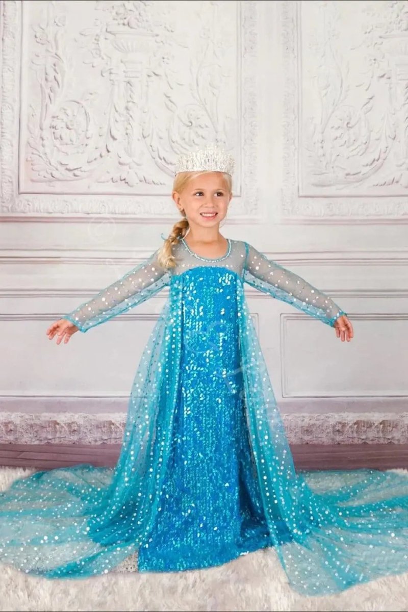 Elsa's Ice Crystal Dreams Sparkling Princess Dress