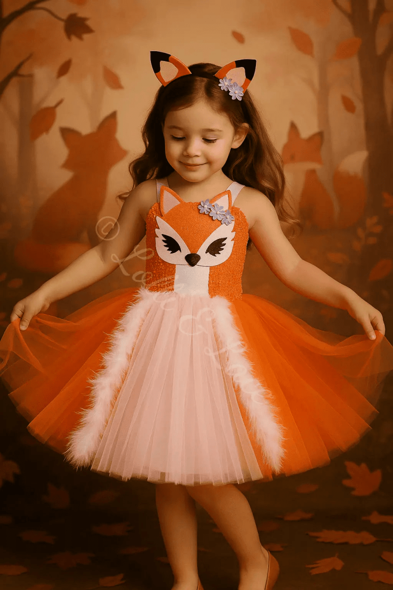 Foxy Fairytale Tutu Dress & Headband Set