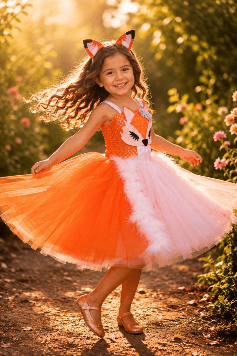 Foxy Fairytale Tutu Dress & Headband Set