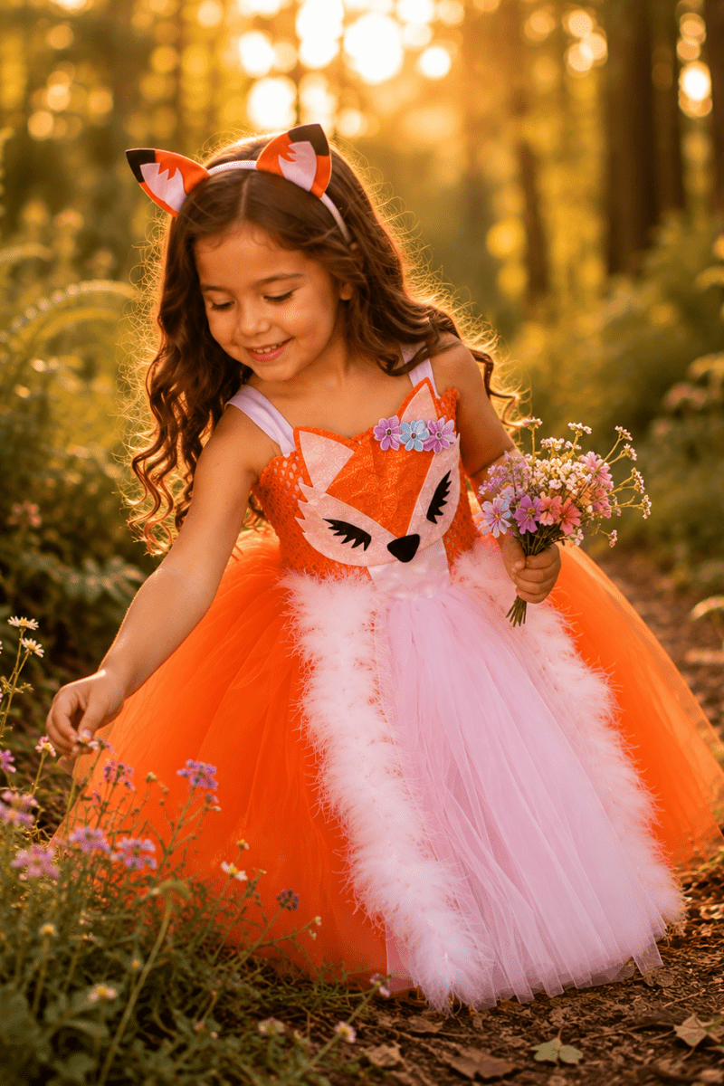 Foxy Fairytale Tutu Dress & Headband Set