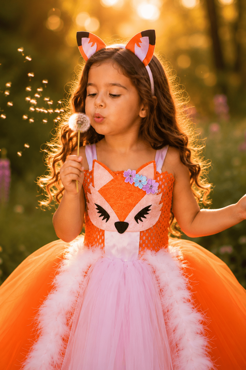 Foxy Fairytale Tutu Dress & Headband Set