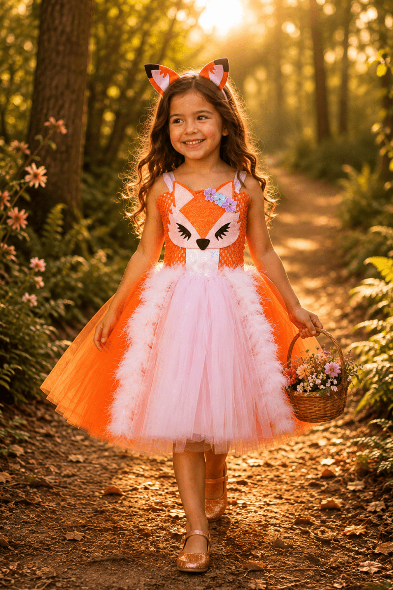 Foxy Fairytale Tutu Dress & Headband Set