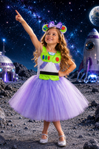 Galaxy Ranger Twirl Dress & Headband Set