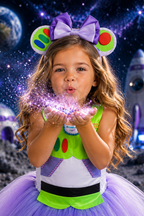 Galaxy Ranger Twirl Dress & Headband Set
