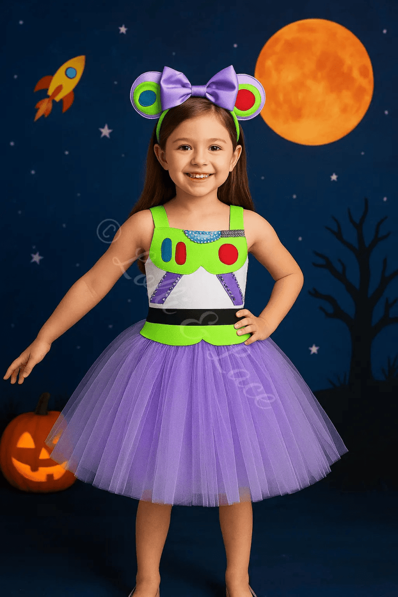 Galaxy Ranger Twirl Dress & Headband Set