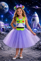 Galaxy Ranger Twirl Dress & Headband Set