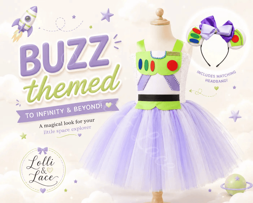 Galaxy Ranger Twirl Dress & Headband Set