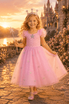 Glinda's Starlight Sparkle Princess Tutu Dress, Crown & Wand Set