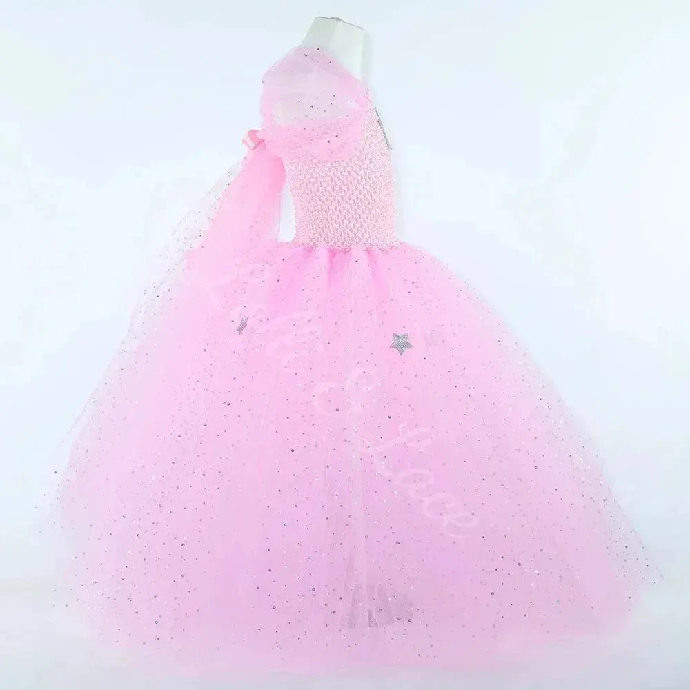 Glinda's Starlight Sparkle Princess Tutu Dress, Crown & Wand Set