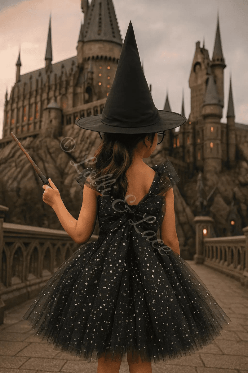 Gryffindor Wizard Tutu Dress & Magical Accessory Set