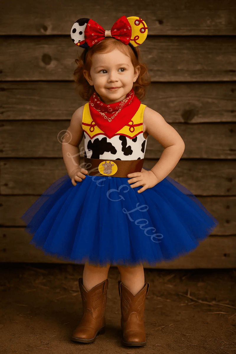 Jessie’s Rodeo Adventure Tutu Dress & Accessory Set