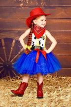 Jessie's Roundup Rodeo Tutu Dress, Hat & Bandana Set