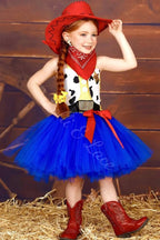 Jessie's Roundup Rodeo Tutu Dress, Hat & Bandana Set