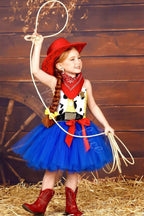 Jessie's Roundup Rodeo Tutu Dress, Hat & Bandana Set