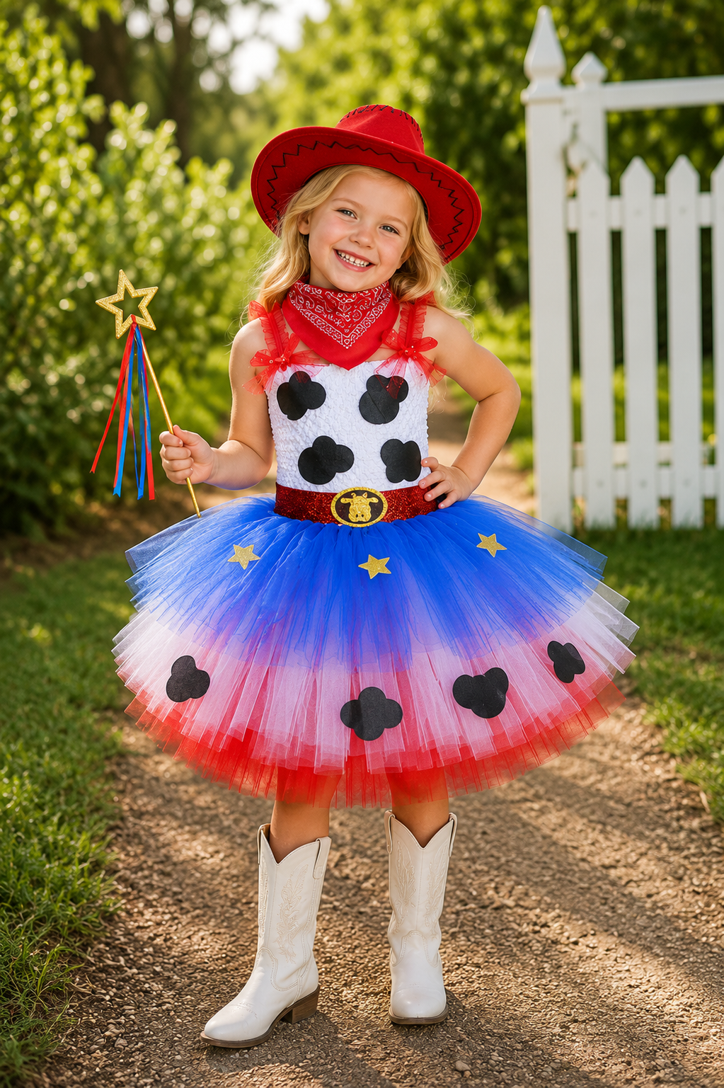 Jessie's Wild West Tutu Dress Set