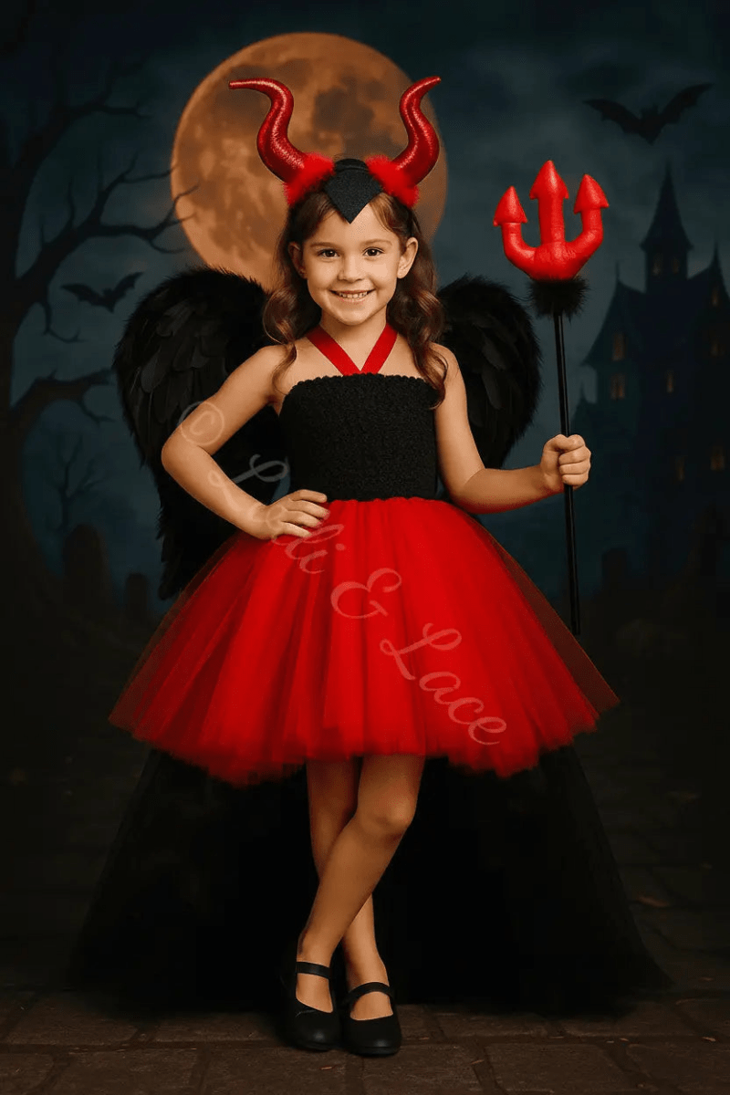 Little Devil Darling Tutu Costume Set