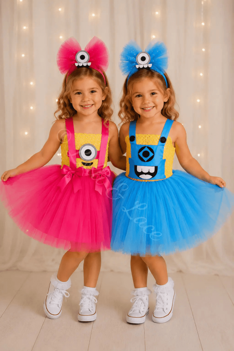 Minion Besties Tutu Dress & Headband Set